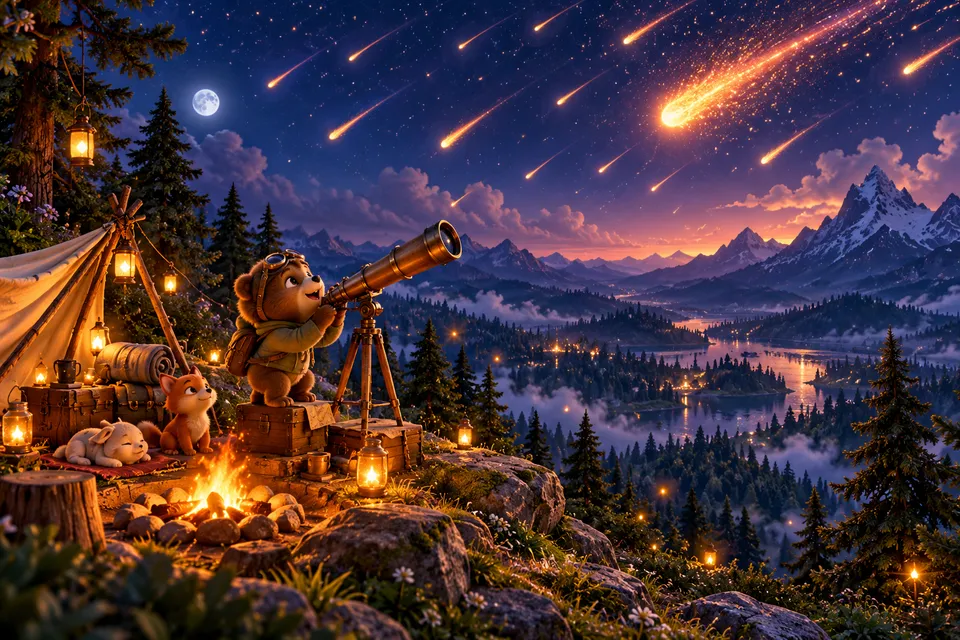 Comet Camp concept art