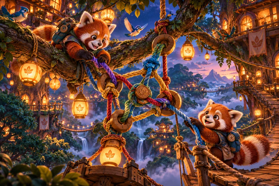 Treetop Tangle concept art